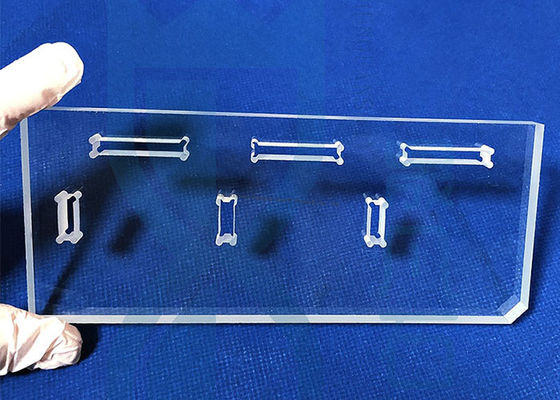 99.99% High Purity Quartz Plate Laser Grooving Fused Silica Quartz Glass Window