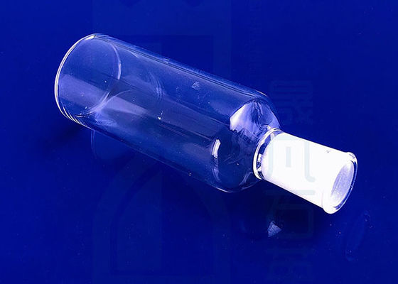 SGS Laboratoryjna butelka z odczynnikiem ze szkła kwarcowego, stożkowa, dostosowana z zakrętką