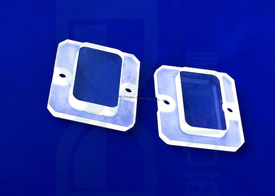 Wysokiej precyzji JGS1 JGS2 JGS3 Płytka szklana kwarcowa Szklana płytka kwarcowa CNC Proces cięcia według rozmiaru Złoty dysk szklany kwarcowy