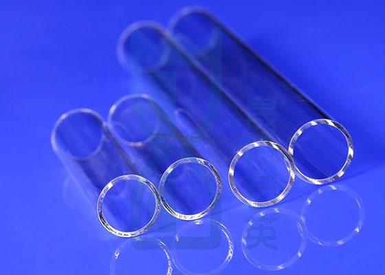 Niestandardowa średnica kwarcowych rurek półprzewodnikowych o dobrej izolacji elektrycznej, odporności na korozję i wysokiej przepuszczalności światła