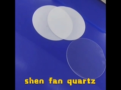 Clear Step Fused Quartz Plate Polerowanie Przezroczyste okno Bez pęcherzyków powietrza