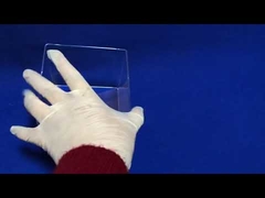 W doświadczeniu użyto tygla kwarcowego odpornego na wysokie temperatury