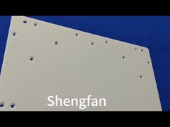 Kołnierz rury kwarcowej pieca z dużymi złączami Przezroczysta wysoka czystość