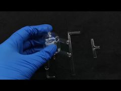 Niestandardowe reaktory fotokatalityczne ze szkła kwarcowego do laboratorium, wysoka temperatura