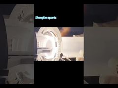 Dostosowany, odporny na wysokie temperatury i korozję, przezroczysty kołnierz kwarcowy