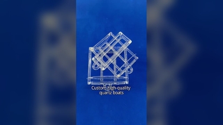 Niestandardowe łodzie ze szkła kwarcowego, odporne na wysokie temperatury