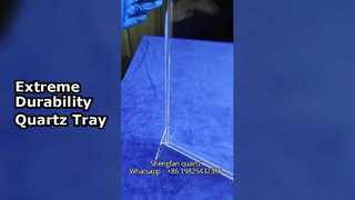 Taca ze szkła kwarcowego odporna na wysoką temperaturę i korozję